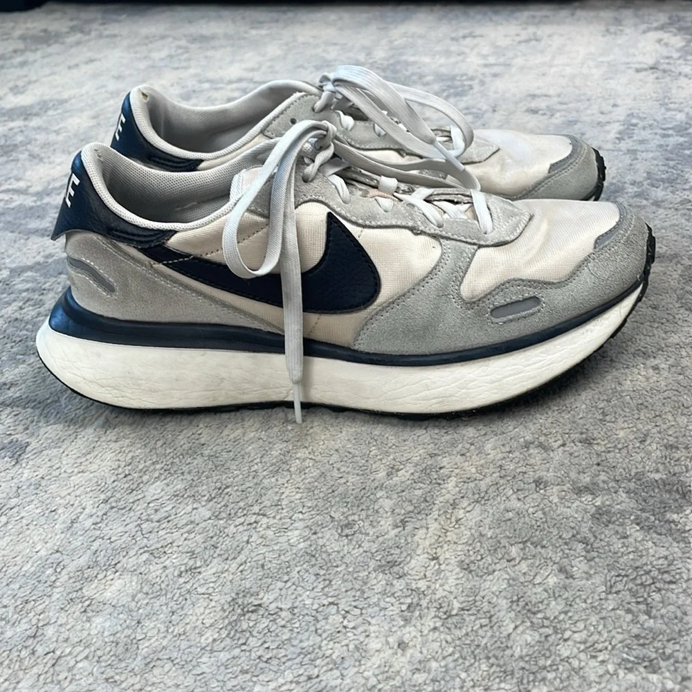 Nike Phoenix Waffle Sneakers Athletic Shoes White Sanddrift Black Womens 9.5 - Picture 5 of 15